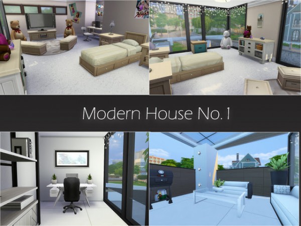  MSQ Sims: Modern House No.1