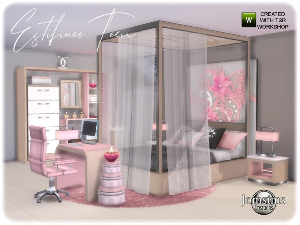  The Sims Resource: Estifiace TEEN bedroom by jomsims