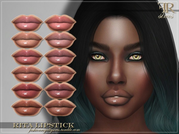  The Sims Resource: Rita Lipstick by FashionRoyaltySims