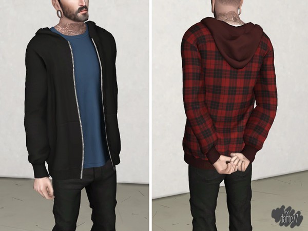  The Sims Resource: Simple Hoodie by Darte77