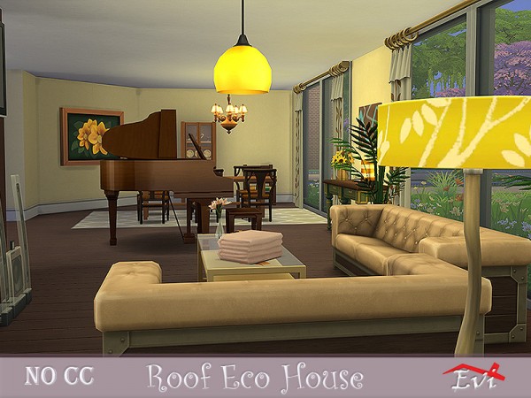  The Sims Resource: Roof Eco house by evi