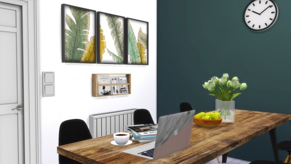  Models Sims 4: Green Lifestyle Diningroom