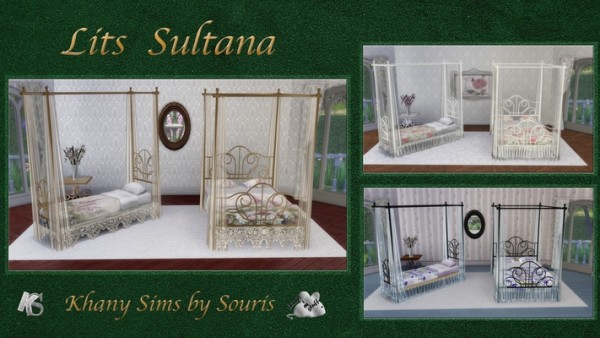  Khany Sims: Sultana bed by Souris