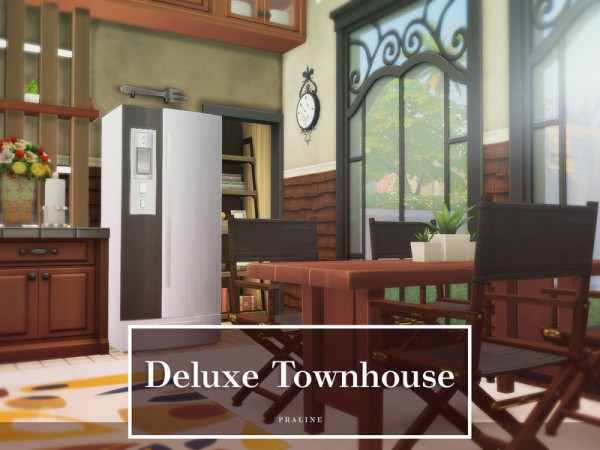  The Sims Resource: Deluxe Townhouse by Pralinesims