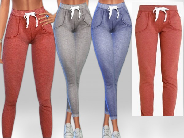  The Sims Resource: Jogger Tracksuit Bottoms by Saliwa