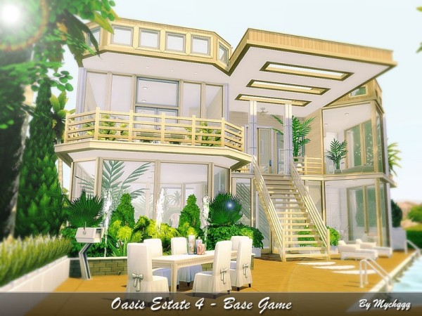  The Sims Resource: Oasis Estate 4 by MychQQQ
