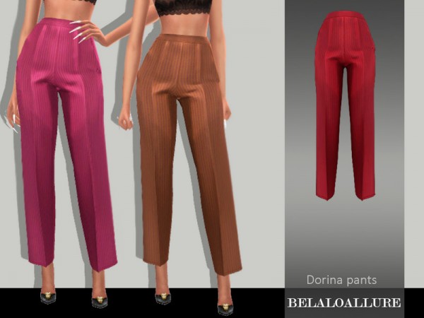  The Sims Resource: Dorina pants by belal1997