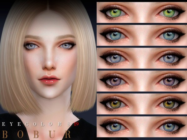  The Sims Resource: Eyecolors 19 by Bobur3