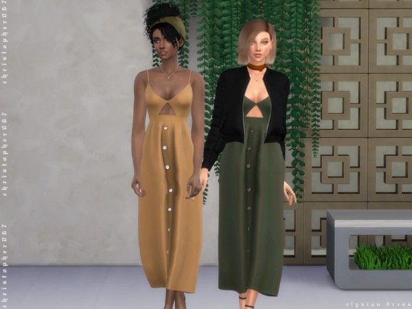  The Sims Resource: Elysian Dress Set by Christopher067