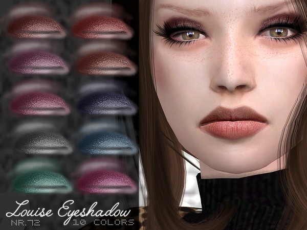  The Sims Resource: Louise Eyeshadow N.72 by IzzieMcFire