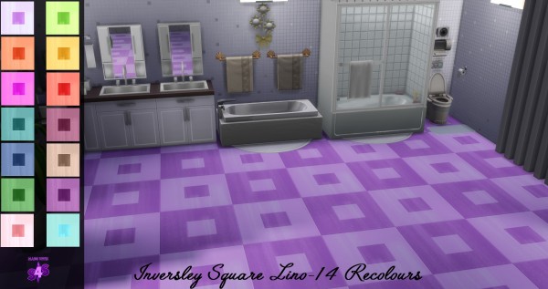  Mod The Sims: Inversely Square Linoleum by wendy35pearly