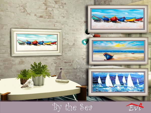  The Sims Resource: By the sea paints by evi
