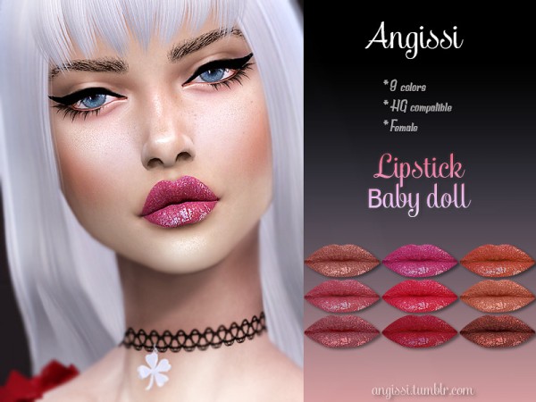  The Sims Resource: Lipstick baby doll by ANGISSI