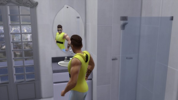  Mod The Sims: Loft Wall Mirror by TheJim07