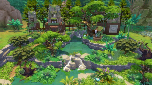  Mod The Sims: Jungle Paradise Resort (No CC) by Oo NURSE oO