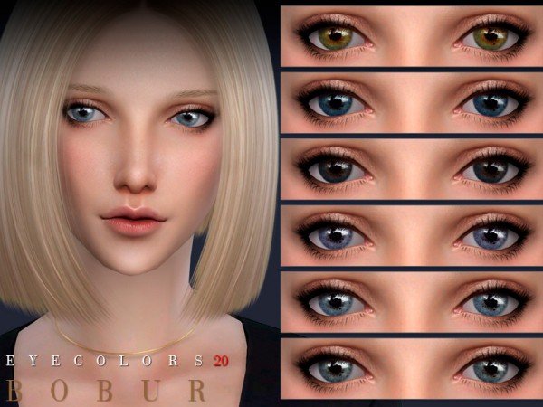  The Sims Resource: Eyecolors 20 by Bobur3