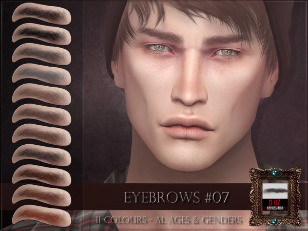  The Sims Resource: Eyebrows 07 by RemusSirion