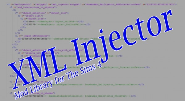  Mod The Sims: XML Injector version 1 by scumbumbo