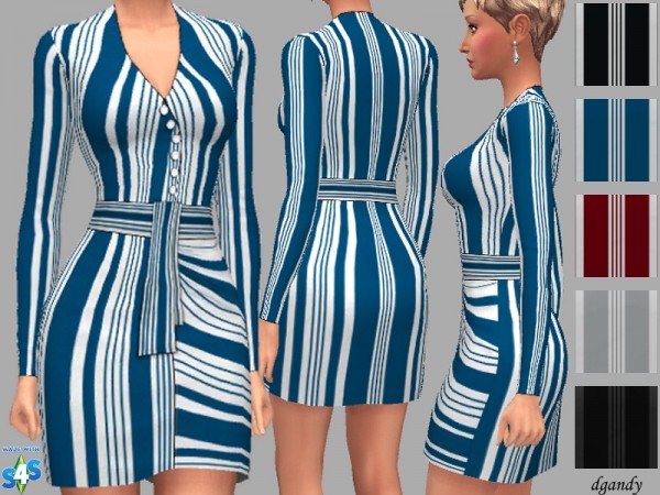 The Sims Resource: Dress   E201901 5 by dgandy