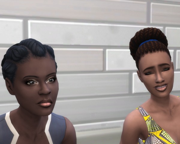  Mod The Sims: Ombre Lipstick with shine for Dark skintones by lilotea
