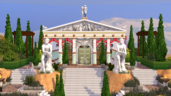  Mod The Sims: Temple of Simsikos by Auwburn