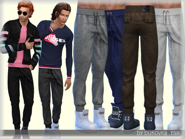  The Sims Resource: Pants for him by bukovka