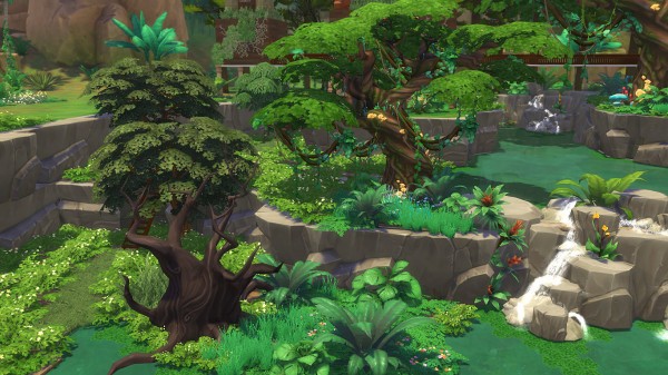  Mod The Sims: Jungle Paradise Resort (No CC) by Oo NURSE oO