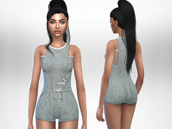  The Sims Resource: Sporty Romper by Puresim