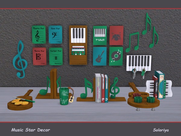  The Sims Resource: Music Star Decor by soloriya