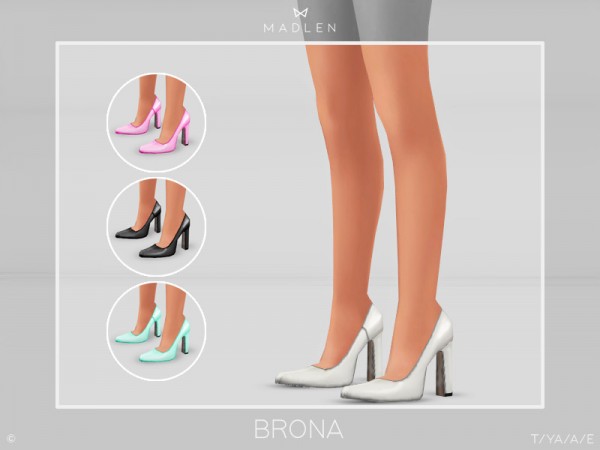  The Sims Resource: Madlen Brona Shoes by MJ95