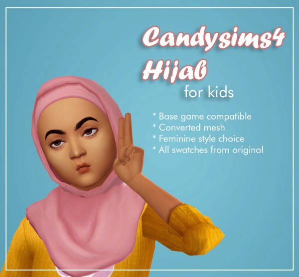 Candy Sims 4: Hijab for girls