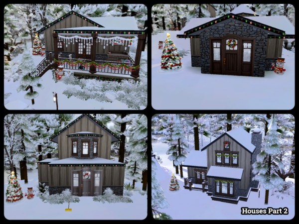  The Sims Resource: Winter Wonderland House by Mini Simmer