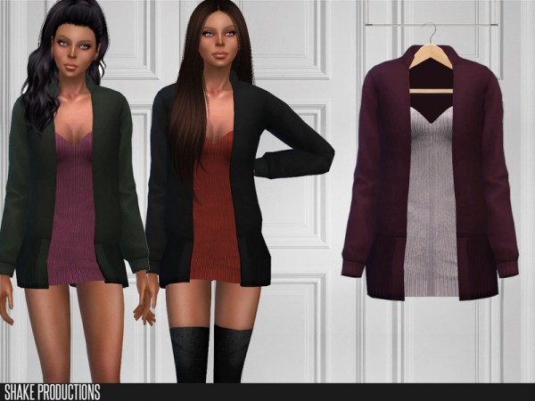  The Sims Resource: 224   Dress With Jacket by ShakeProductions