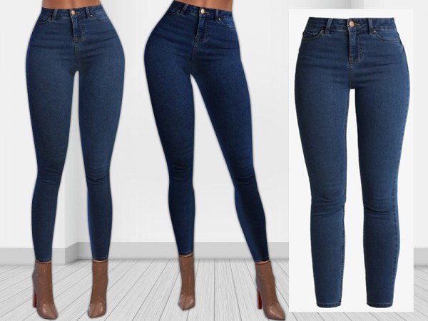  The Sims Resource: New Look Super Soft Skinny Jeans by Saliwa