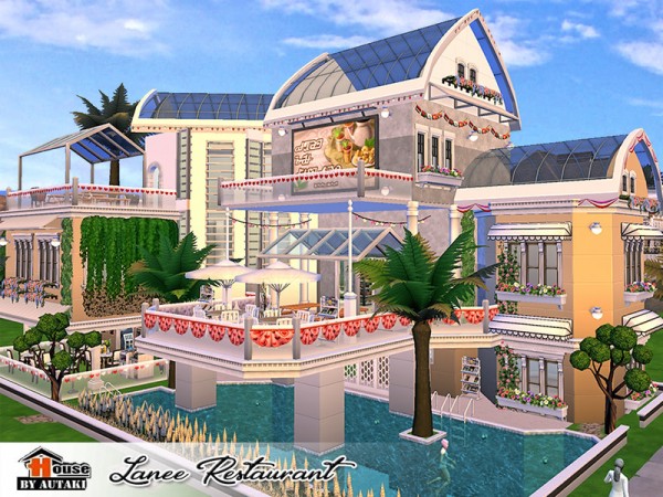  The Sims Resource: Lanee Restaurant by autaki