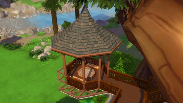  Mod The Sims: Tree House (No CC) by Oo NURSE oO