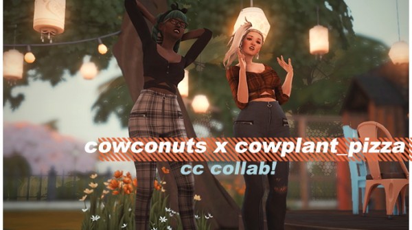  Cowplant Pizza: Jessy pants, top and tattoo