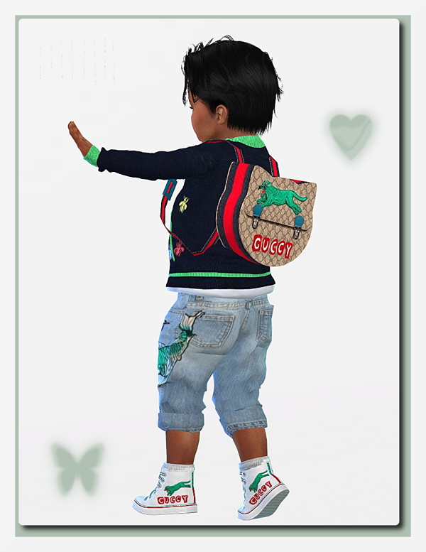  Sims4 boutique: Designer Outfit for Toddlers