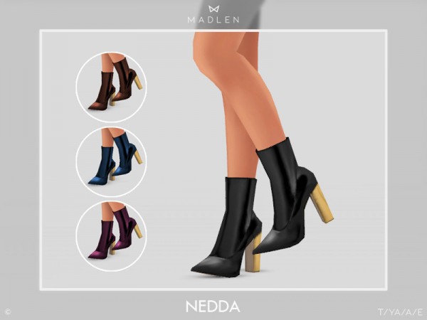  The Sims Resource: Madlen Nedda Boots by MJ95