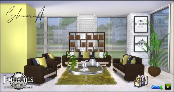  Jom Sims Creations: Selenaria Livingroom