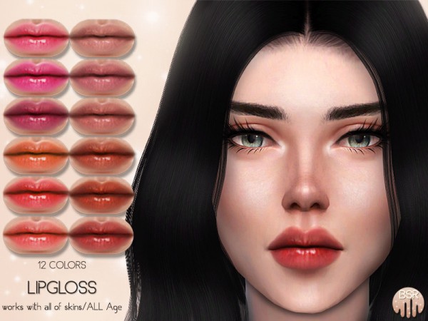  The Sims Resource: LipGloss BM07 by busra tr