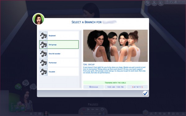  Mod The Sims: Singer Career by ellenplop