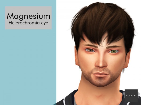  The Sims Resource: Magnesium Heterochromia Eye by LJP Sims