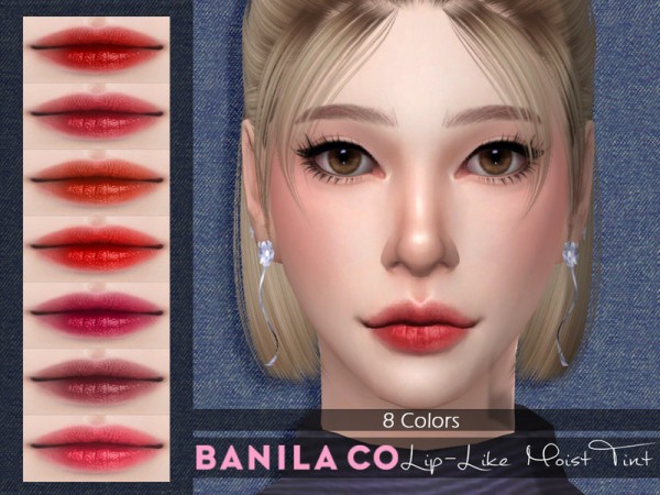  The Sims Resource: Banlico Lip Like Moist Tint by Lisaminicatsims