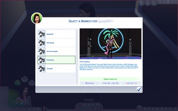  Mod The Sims: Singer Career by ellenplop