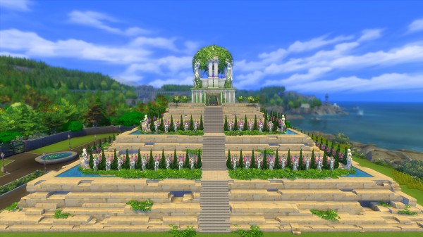  Mod The Sims: Mount Olympus Temple (No CC) by Oo NURSE oO