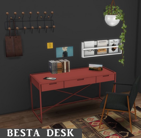  Leo 4 Sims: Besta Desk