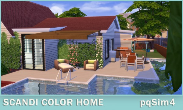 PQSims4: Scandi Color Home