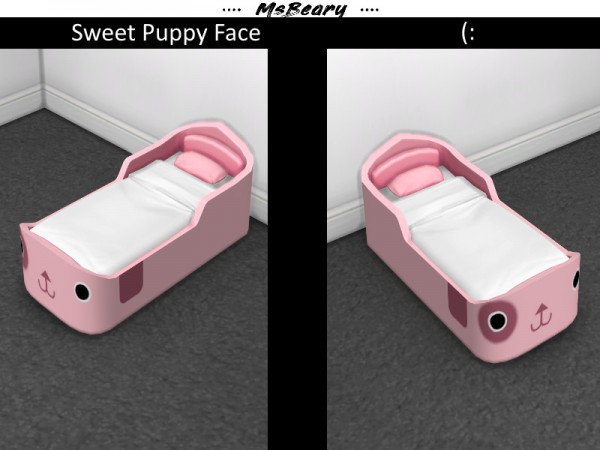  The Sims Resource: Toddlers Puppy Bed by MsBeary