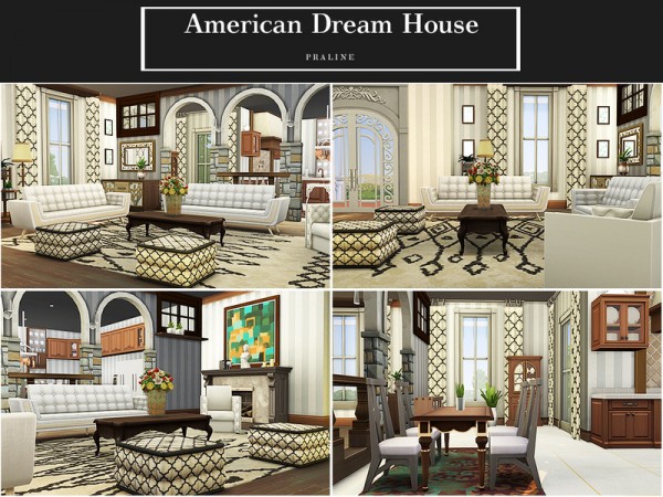  The Sims Resource: American Dream House by Pralinesims